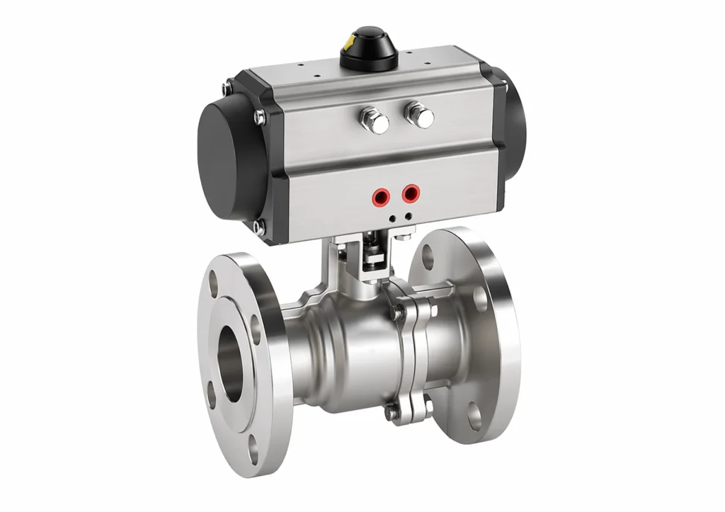 Pneumatic Actuator Operated Ball Valve